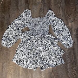 Simplee cheetah print romper